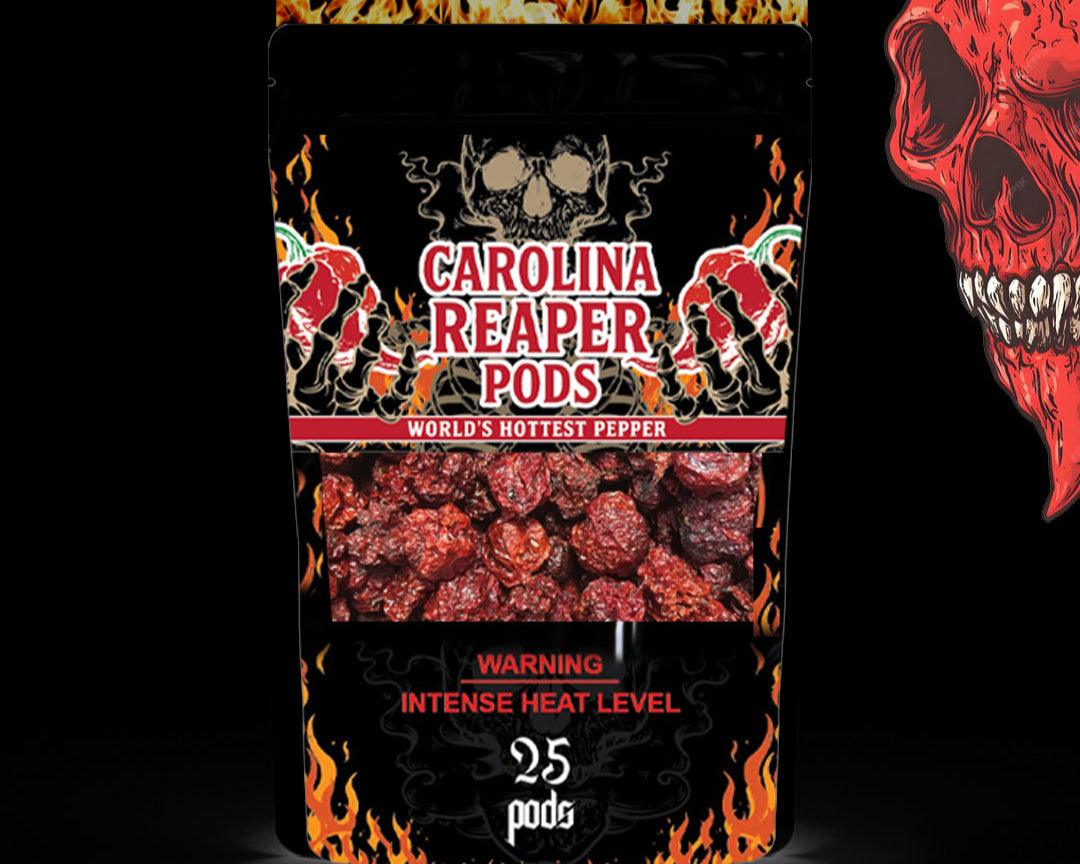 Dried Carolina Reaper Pepper Pods World Hottest Best Quality - Easyone