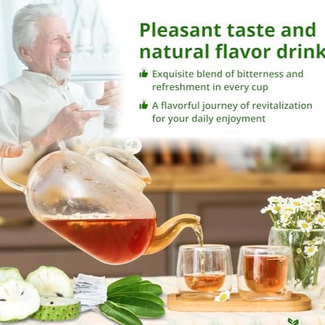 Organic Soursop Herbal Tea Bags – Refreshingly Natural & Nutritious Experience